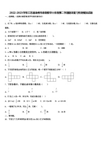 2022-2023学年江苏省徐州市沛县数学六年级第二学期期末复习检测模拟试题含解析