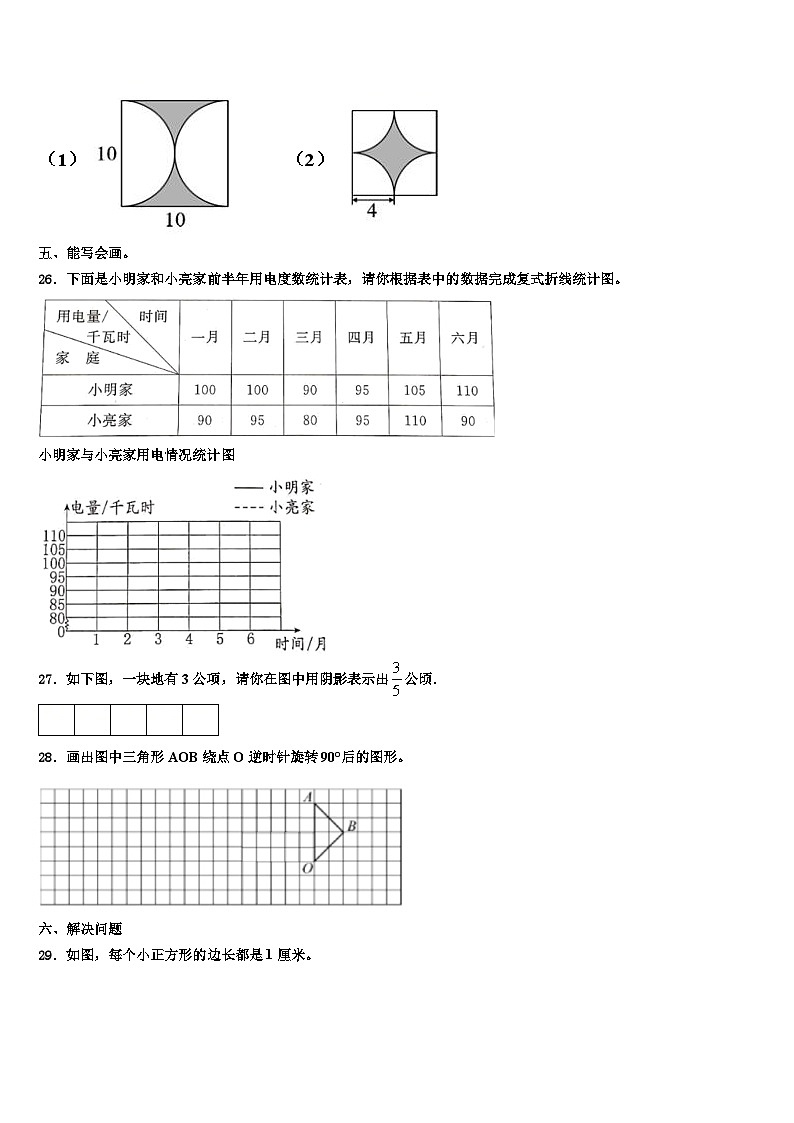 2022-2023学年江苏省盐城一小数学六年级第二学期期末调研试题含解析第3页