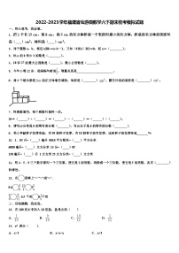 2022-2023学年福建省仙游县数学六下期末统考模拟试题含解析