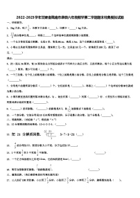 2022-2023学年甘肃省陇南市康县六年级数学第二学期期末经典模拟试题含解析