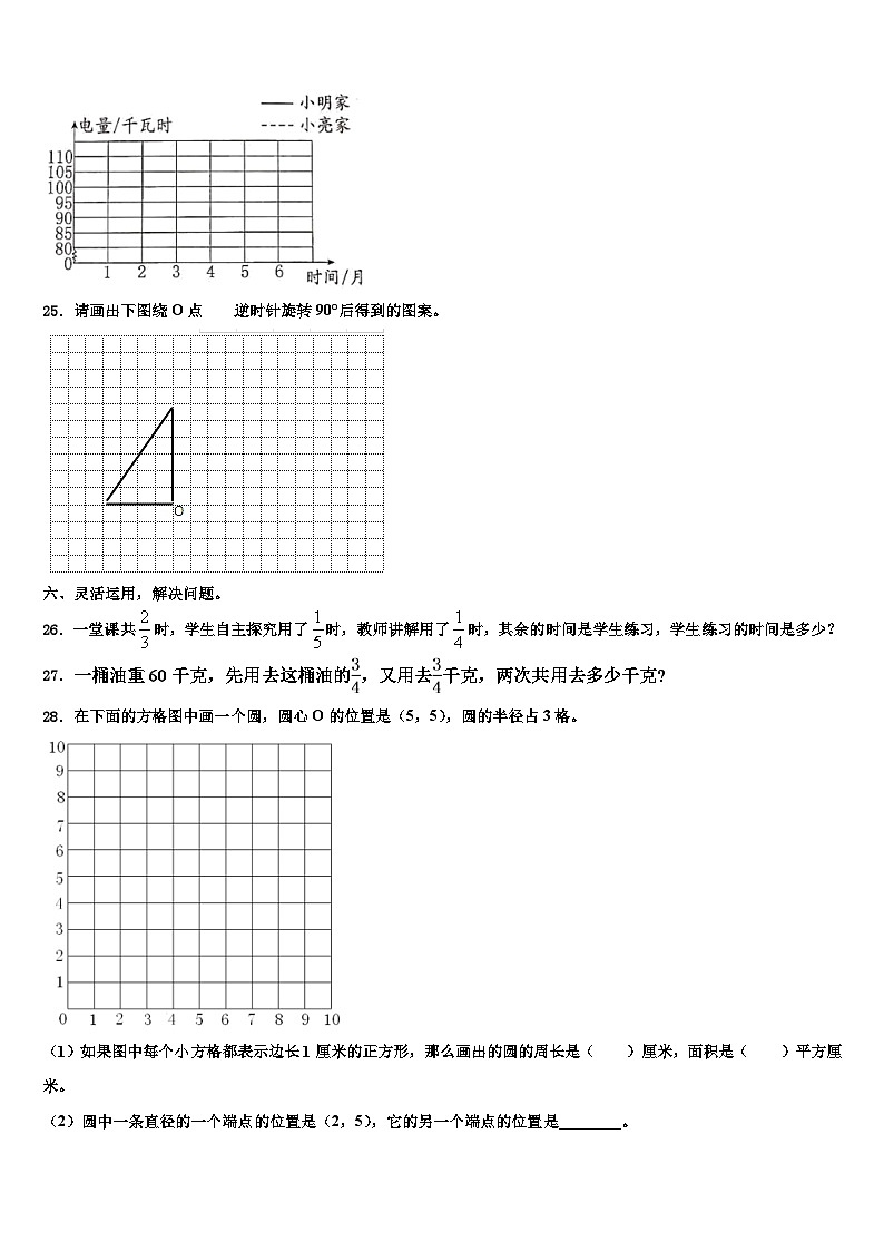 2022-2023学年西吉县数学六年级第二学期期末监测模拟试题含解析第3页