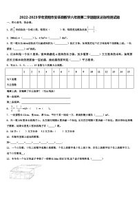 2022-2023学年资阳市安岳县数学六年级第二学期期末达标检测试题含解析