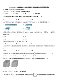 2022-2023学年越西县六年级数学第二学期期末综合测试模拟试题含解析