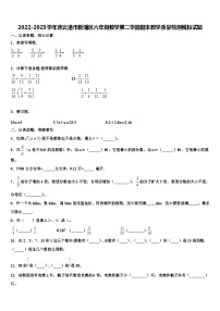 2022-2023学年连云港市新浦区六年级数学第二学期期末教学质量检测模拟试题含解析