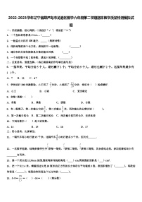 2022-2023学年辽宁省葫芦岛市龙港区数学六年级第二学期期末教学质量检测模拟试题含解析