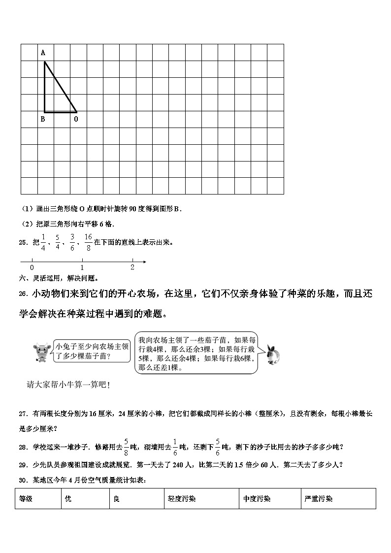 2022-2023学年辽宁省葫芦岛市龙港区数学六年级第二学期期末教学质量检测模拟试题含解析03