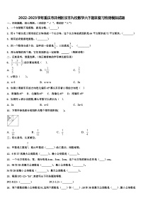 2022-2023学年重庆市开州区汉丰九校数学六下期末复习检测模拟试题含解析