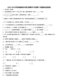 2022-2023学年陕西省延安市宜川县数学六年级第二学期期末监测试题含解析