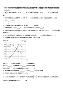 2022-2023学年陕西省榆林市靖边县六年级数学第二学期期末教学质量检测模拟试题含解析