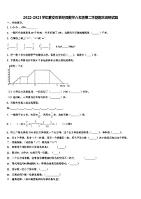 2022-2023学年雅安市荥经县数学六年级第二学期期末调研试题含解析