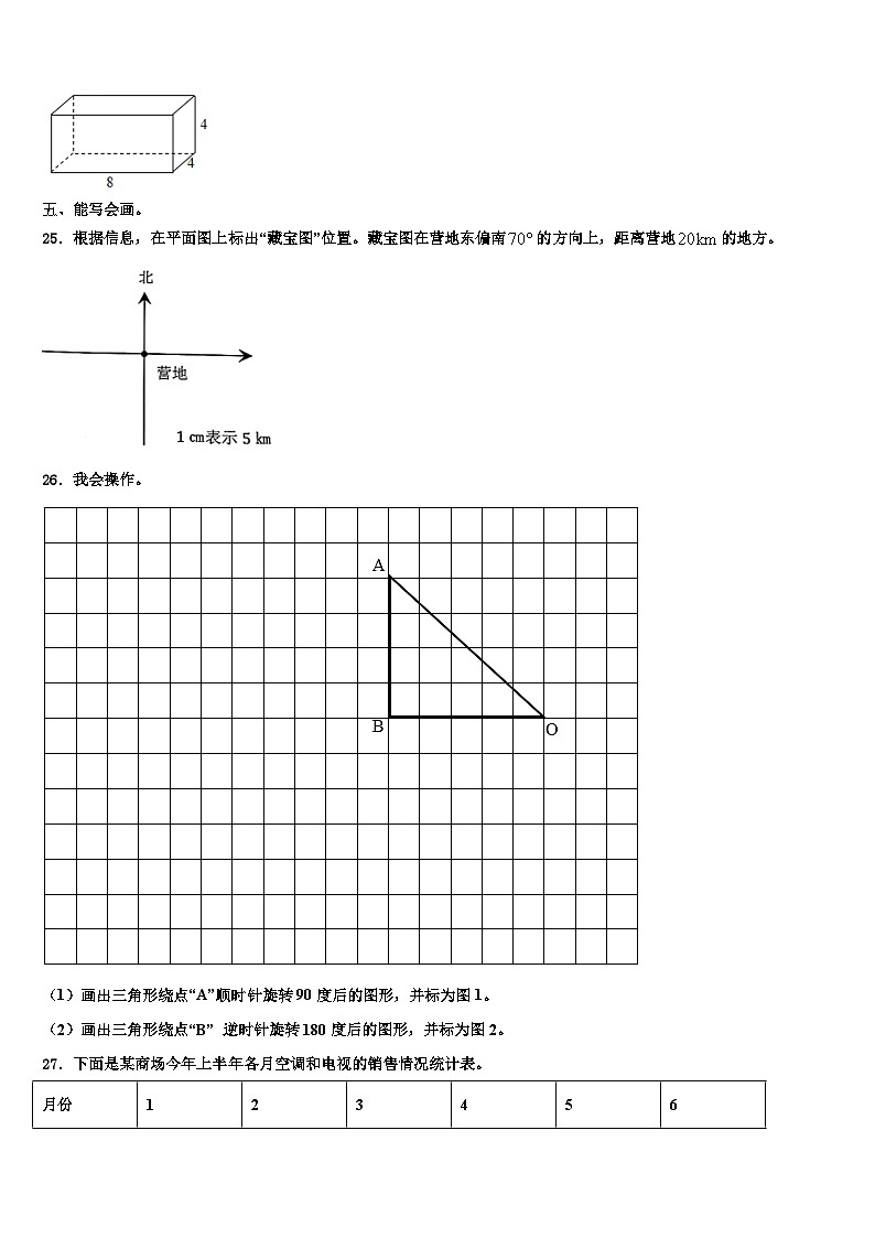 2022-2023学年鹤岗市南山区六年级数学第二学期期末监测模拟试题含解析第3页