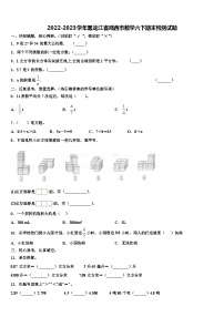 2022-2023学年黑龙江省鸡西市数学六下期末检测试题含解析