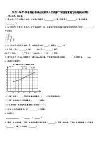 2022-2023学年黄石市铁山区数学六年级第二学期期末复习检测模拟试题含解析