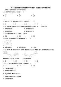 2023届伊春市乌马河区数学六年级第二学期期末联考模拟试题含解析