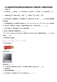 2023届伊犁哈萨克自治州察布查尔锡伯自治县六年级数学第二学期期末检测试题含解析