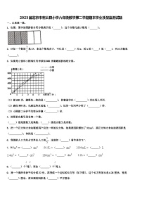 2023届北京市密云县小学六年级数学第二学期期末学业质量监测试题含解析