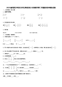 2023届内蒙古呼伦贝尔市扎赉诺尔区六年级数学第二学期期末统考模拟试题含解析