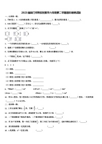 2023届厦门市翔安区数学六年级第二学期期末调研试题含解析