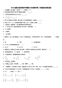 2023届四川省绵阳市梓潼县六年级数学第二学期期末调研试题含解析