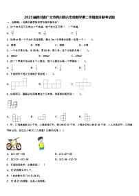 2023届四川省广元市青川县六年级数学第二学期期末联考试题含解析