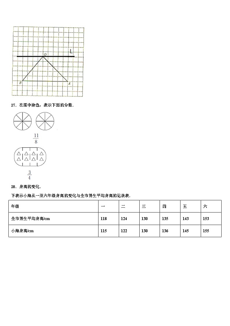 2022-2023学年厦门市集美区数学六年级第二学期期末学业水平测试试题含解析第3页