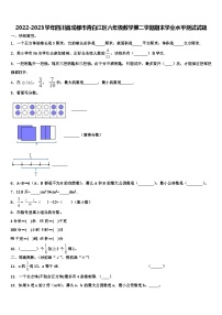 2022-2023学年四川省成都市青白江区六年级数学第二学期期末学业水平测试试题含解析