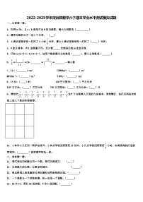 2022-2023学年定远县数学六下期末学业水平测试模拟试题含解析