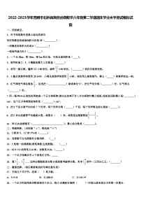 2022-2023学年昆明市石林彝族自治县数学六年级第二学期期末学业水平测试模拟试题含解析