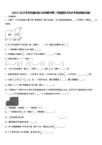 2022-2023学年杭锦后旗六年级数学第二学期期末学业水平测试模拟试题含解析