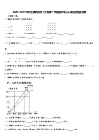 2022-2023学年蓬溪县数学六年级第二学期期末学业水平测试模拟试题含解析