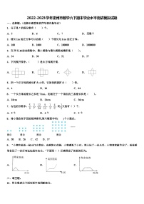 2022-2023学年霍州市数学六下期末学业水平测试模拟试题含解析