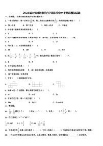 2023届六枝特区数学六下期末学业水平测试模拟试题含解析