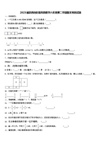 2023届定西地区临洮县数学六年级第二学期期末预测试题含解析