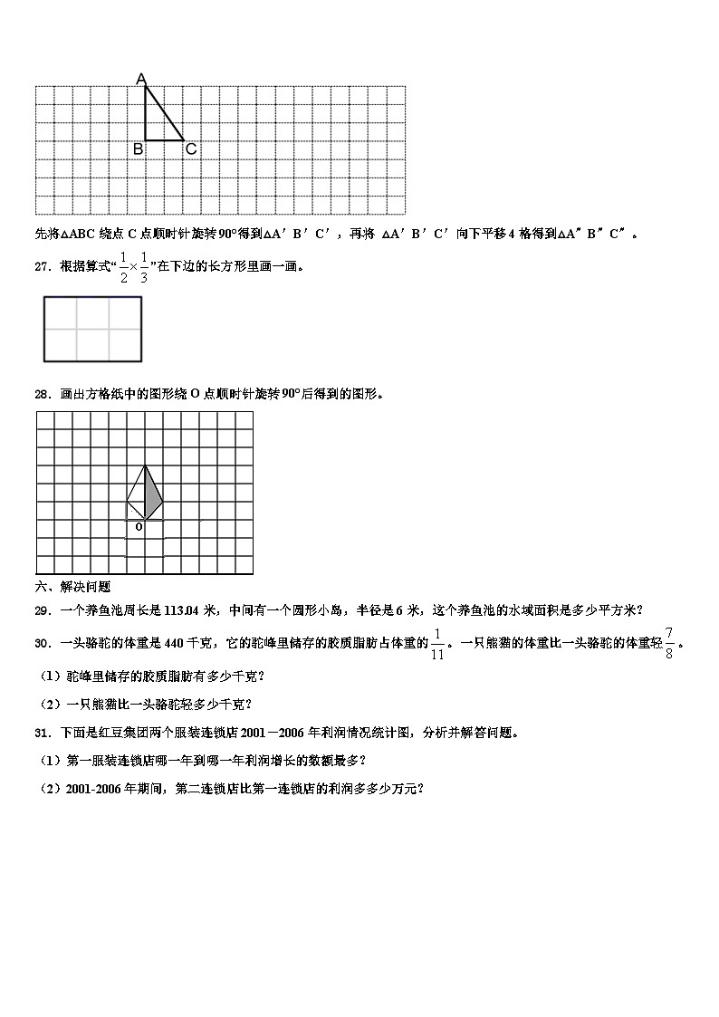 2023届广东惠州惠阳区六年级数学第二学期期末经典模拟试题含解析第3页