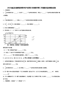 2023届山东省聊城问卷评价与反馈六年级数学第二学期期末监测模拟试题含解析