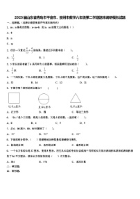 2023届山东省青岛市平度市、胶州市数学六年级第二学期期末调研模拟试题含解析