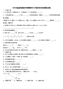 2023届山西省临汾市隰县数学六下期末综合测试模拟试题含解析