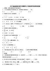 2023届山西省吕梁市兴县数学六下期末教学质量检测试题含解析