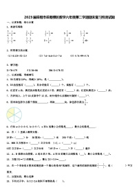 2023届岳阳市岳阳楼区数学六年级第二学期期末复习检测试题含解析