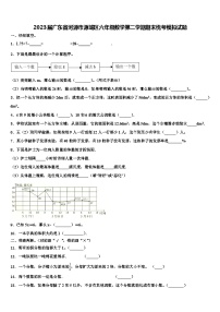 2023届广东省河源市源城区六年级数学第二学期期末统考模拟试题含解析