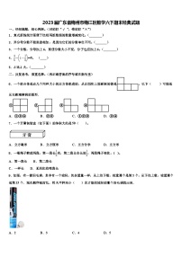 2023届广东省梅州市梅江区数学六下期末经典试题含解析