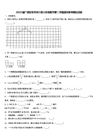 2023届广西河池市环江县六年级数学第二学期期末联考模拟试题含解析