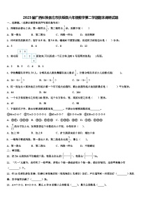 2023届广西壮族崇左市扶绥县六年级数学第二学期期末调研试题含解析