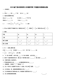 2023届广西壮族贺州市六年级数学第二学期期末经典模拟试题含解析