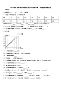 2023届广西壮族玉林市博白县六年级数学第二学期期末调研试题含解析