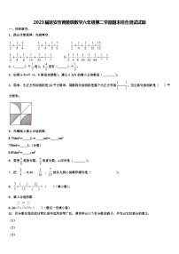 2023届延安市黄陵县数学六年级第二学期期末综合测试试题含解析