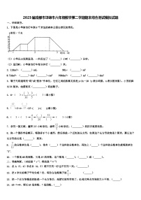 2023届成都市邛崃市六年级数学第二学期期末综合测试模拟试题含解析