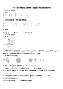 2023届成武县数学六年级第二学期期末质量跟踪监视试题含解析