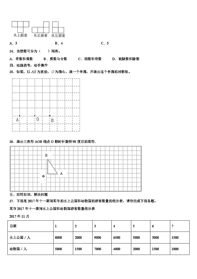 2023届承德市丰宁满族自治县数学六年级第二学期期末教学质量检测试题含解析第3页