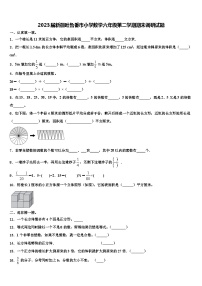 2023届新疆吐鲁番市小学数学六年级第二学期期末调研试题含解析